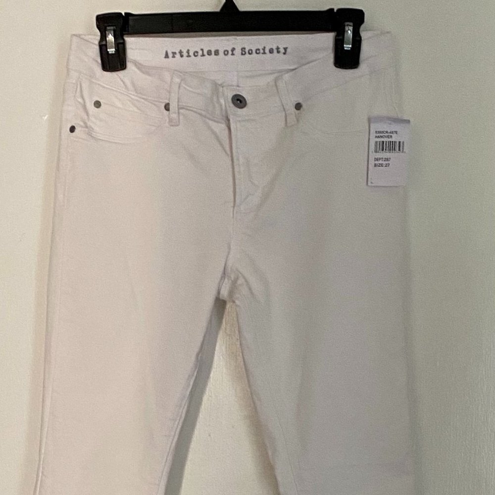 Articles of Society White Skinny Jeans